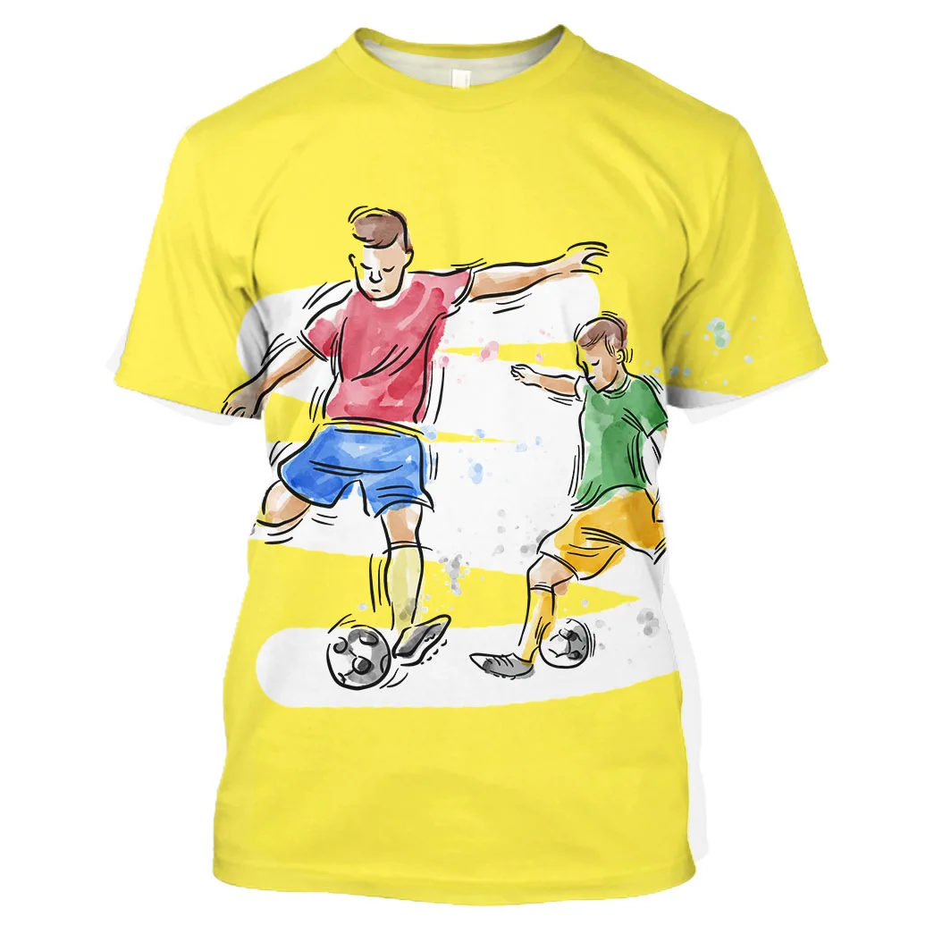 

Jumeast Brazil Football Jerseys 3D Graphic T Shirts Printed Quackity Cartoon T Shirt Fitness Soccer 2022 Plus Size Clothes Score