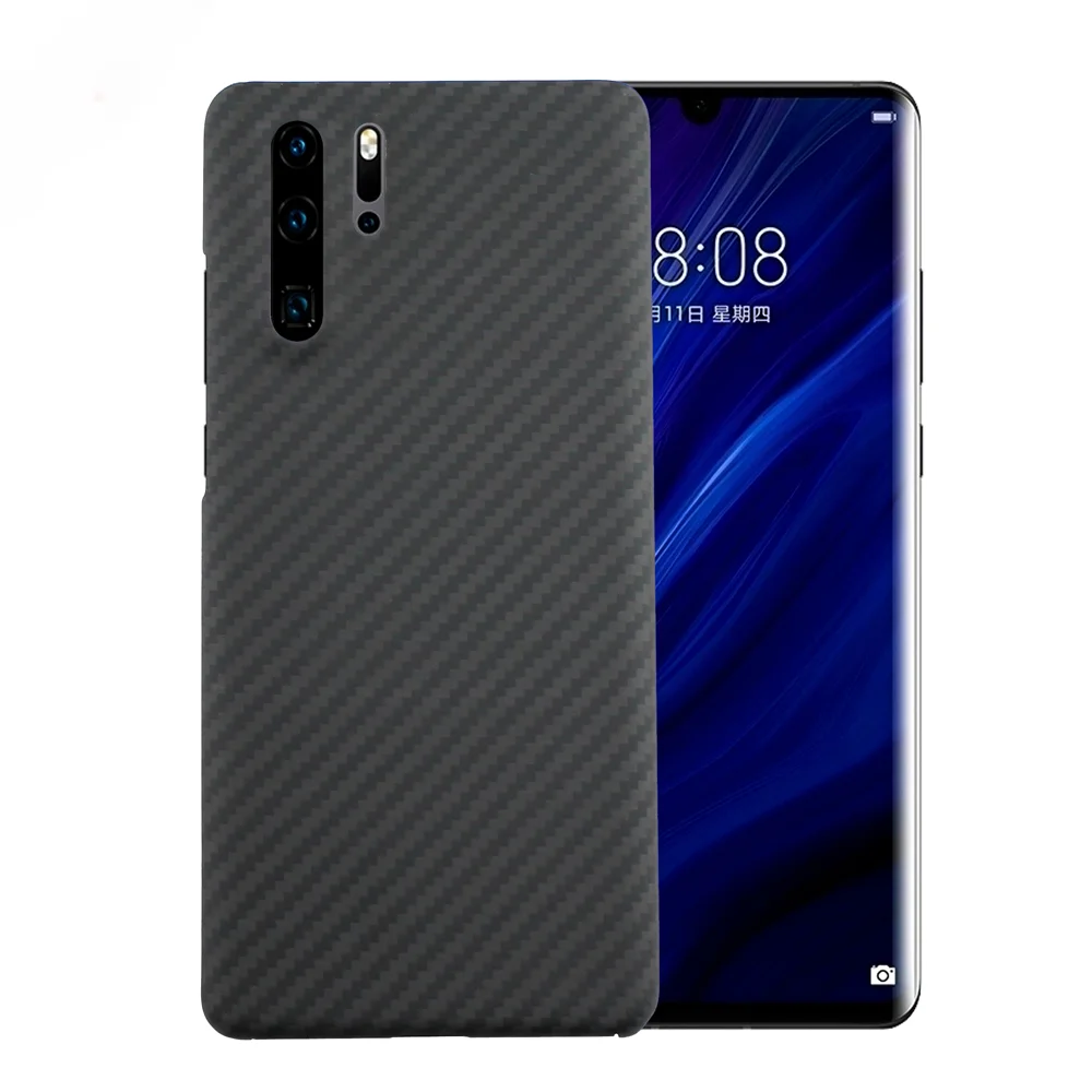 

UltraThin Carbon Fiber Cases For Huawei P30 Pro Aramid Fiber Aramid Fiber Matte Protective Shell For Huawei P30Pro CASE Cover