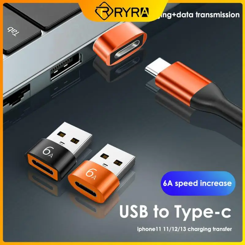 

Адаптер для Macbook Xiaomi Samsung Oneplus Realme, адаптер USB C OTG мама-USB A папа, 6 А,