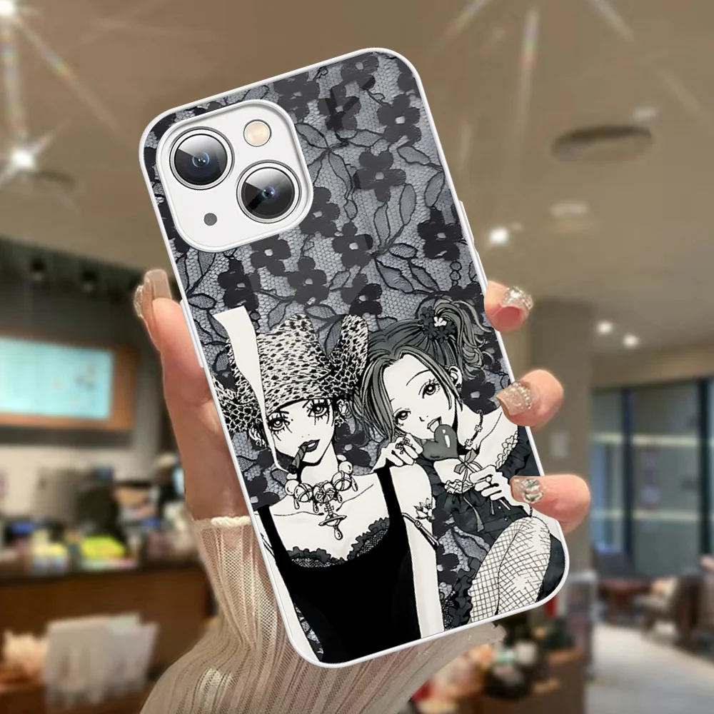 Чехол для телефона с рисунком аниме Осаки Нана IPhone 14 13 12 Mini 11 Pro XS Max X XR Plus чехол из