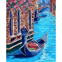 gatyztory 5d diamond painting city landscape full drill diamond embroidery scenery pictures of rhinestones home decor sale