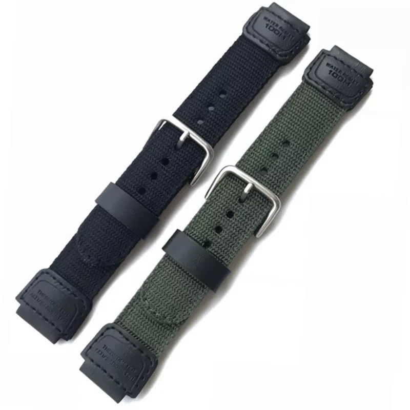 High Quality Durable Nylon Watchbands For Casio AE-1200WH/SGW-300/AQ-S810W/AE1200WH 18mm Anti-fall Watch Band Replacement Strap