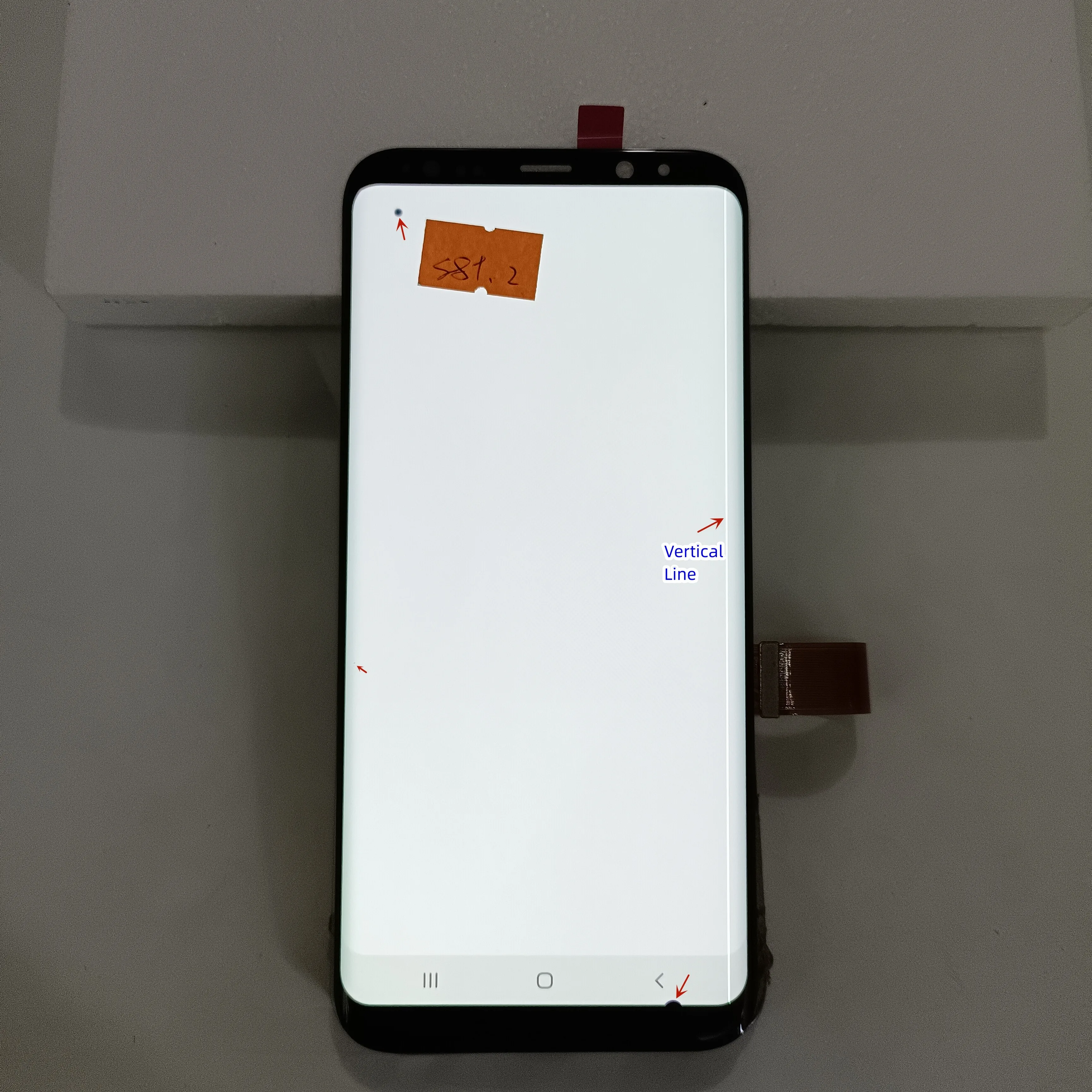Оригинальный дисплей для Samsung Galaxy S8 Plus G955 G955F ЖК-дисплей с рамкой + сенсорным