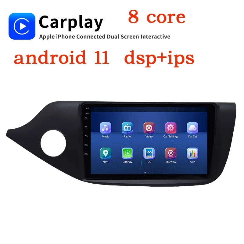 

Автомагнитола 2 din, 4G, Android 11, DSP, мультимедийный видеоплеер для KIA Cee 'd CEED JD 2012-2018, GPS-навигация, 2 din RDS Carplay