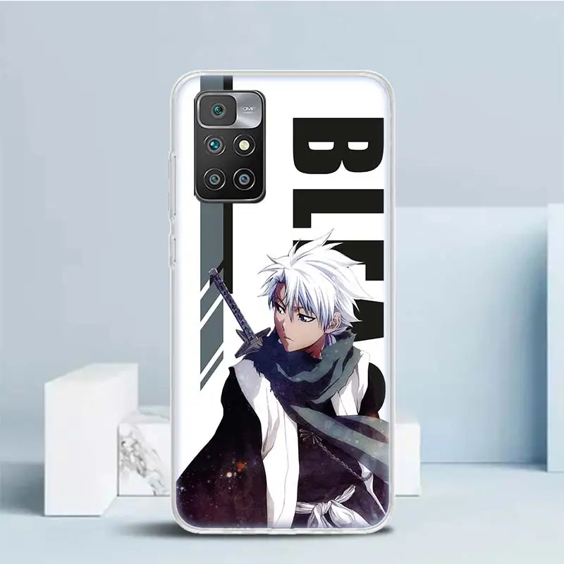 Аниме отбеливатель Ichigo Kenpachi мягкий чехол для Redmi 12 12C 10 10A 10C 9 9A 9C 9T с рисунком