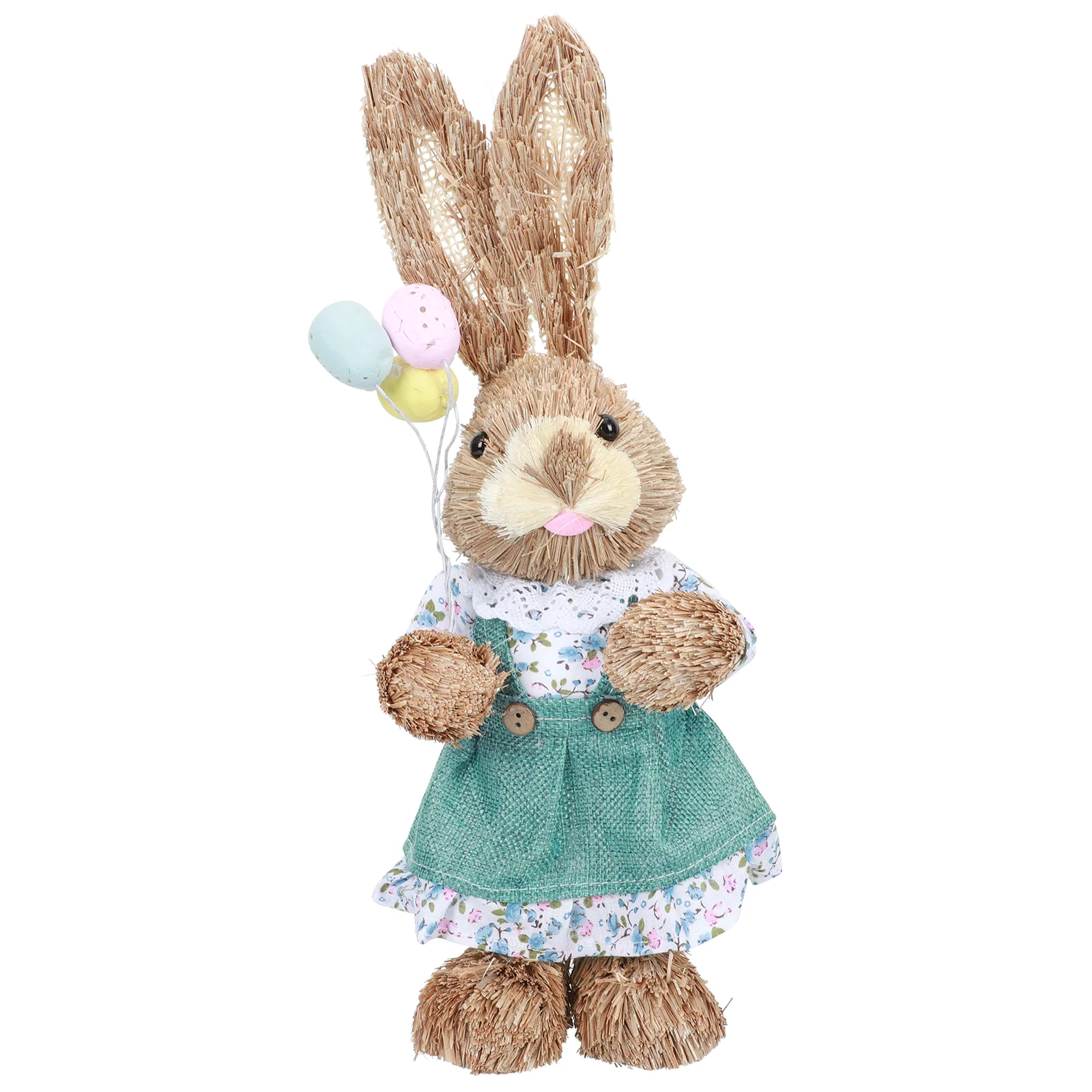 

Sisal Bunny Bunny Decoration Woven Bunny Figurine Rabbit Shape Adorn Bunny