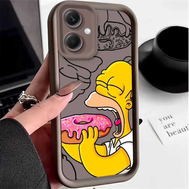 Чехол для Xiaomi Redmi Note 13 12 Pro Plus 4G чехол с рисунком из мультфильма The Simpsons задняя