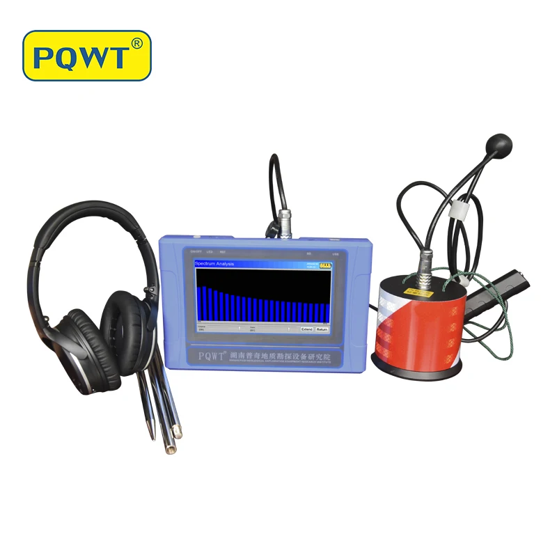 

PQWT-CL500 Easy to use electrical testing instrument underground 5 meters pipe fault finder outdoor water leak detector pipe