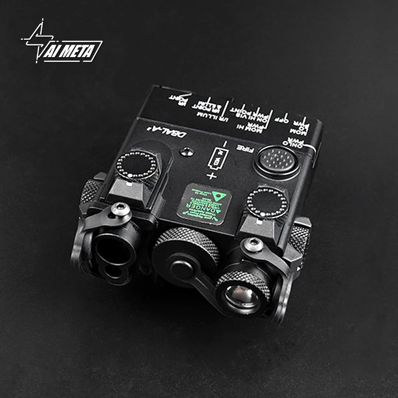 Светодиодный металлический стробоскоп с зеленым лазером 20 мм |