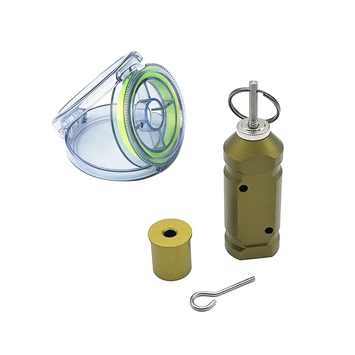 

Perimeter Trip Alarm Kit 360º Loud Sound Early Warning Security System for Camping and Security Property Safety(B)
