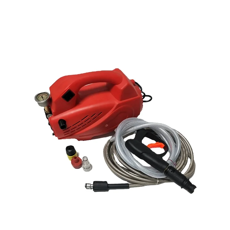 

2000W car wash pressure gun clean machine 110bar self service car wash machine 110V fully automatic wash foam machine car washer