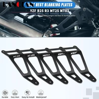 for yamaha yzf r25 r3 mt25 mt03 motorcycle exhaust hanger bracket rear foot rest blanking plates yzf r25 yzf r3 mt 25 mt 03 yzf
