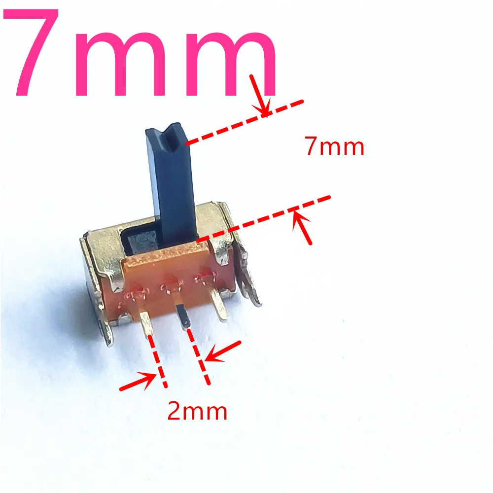 Миниатюрный ползунковый переключатель SK12D07VG4 Pixiuonline 20 шт