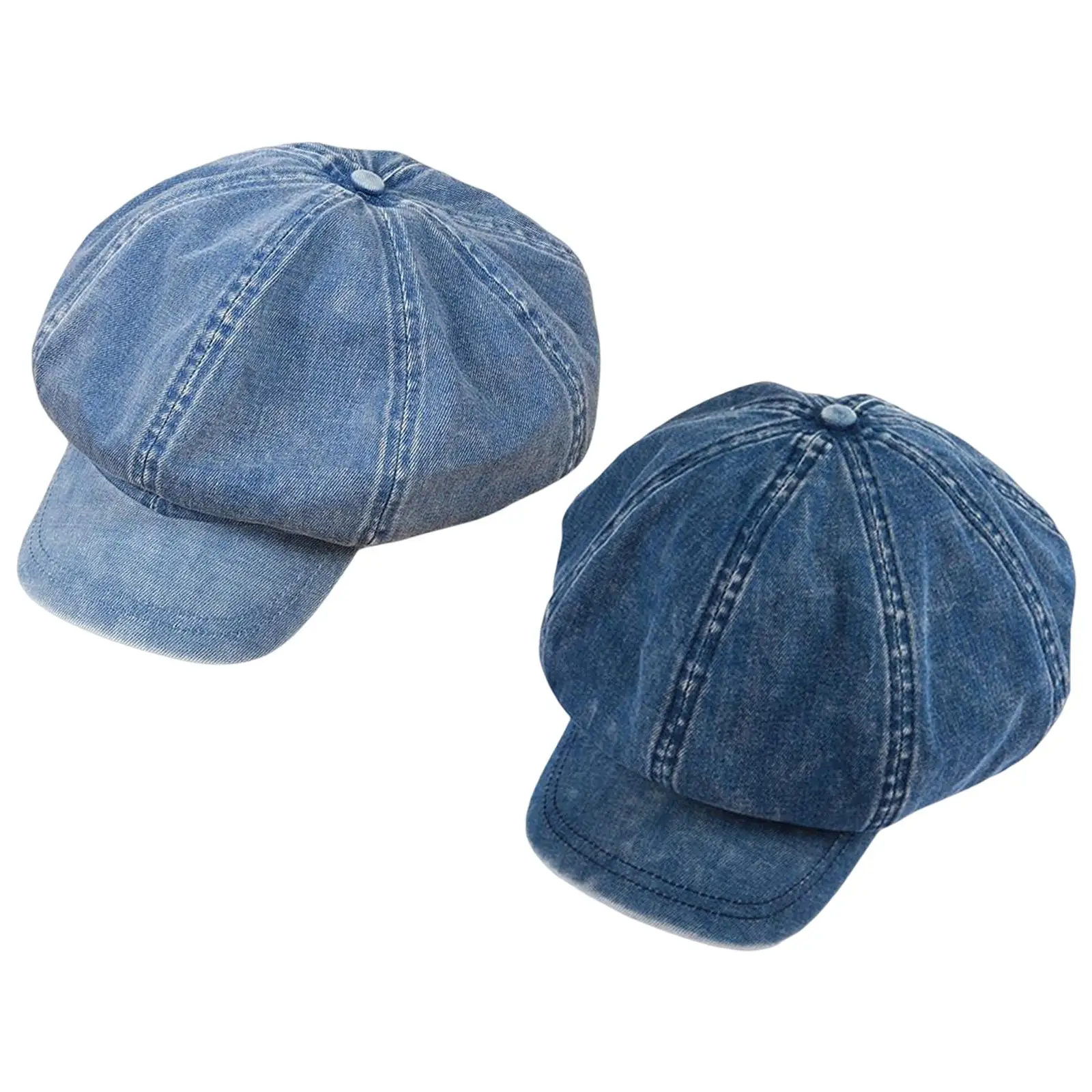 

Summer Newsboy Caps Adjustable Visor Beret Hats Soft 8 Panels Vintage Cabbie Hat Octagonal Caps for Women Girls
