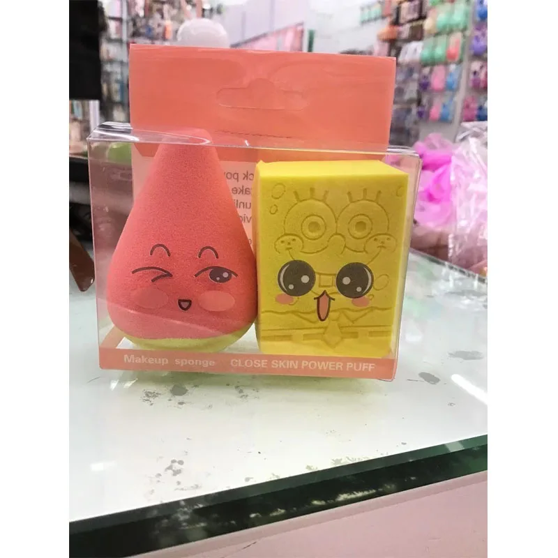 

2 шт./коробка, Мультяшные Мягкие штаны для макияжа
