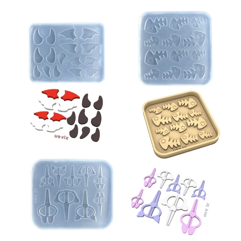 

Quicksand Filling Materials Resin Mould Silicone Hollow Shaker Fillers Mould Jewelry Making Mold for Epoxy Casting Craft