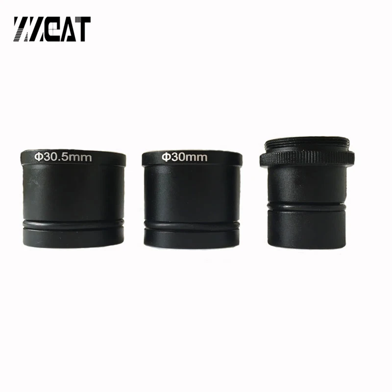 

C Mount to 23.2mm 30mm 30.5mm Microscope Adapter for Connecting Stereo Biological Microscope and USB Eyepiece Industrial Camera