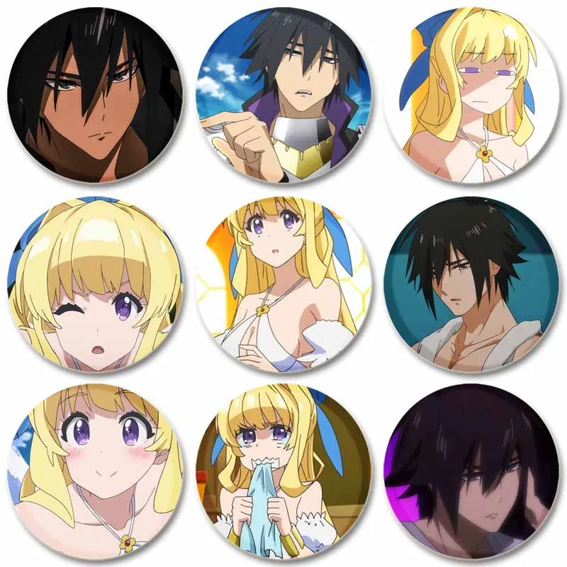 32MM Anime Cautious Hero Enamel Pins Handmade Brooches for Clothes Backpack Decoration Cartoon Badge Jewelry Accessories Gifts