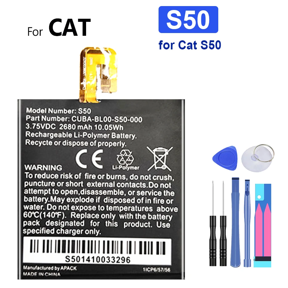 2680mAh Battery for Cat S50