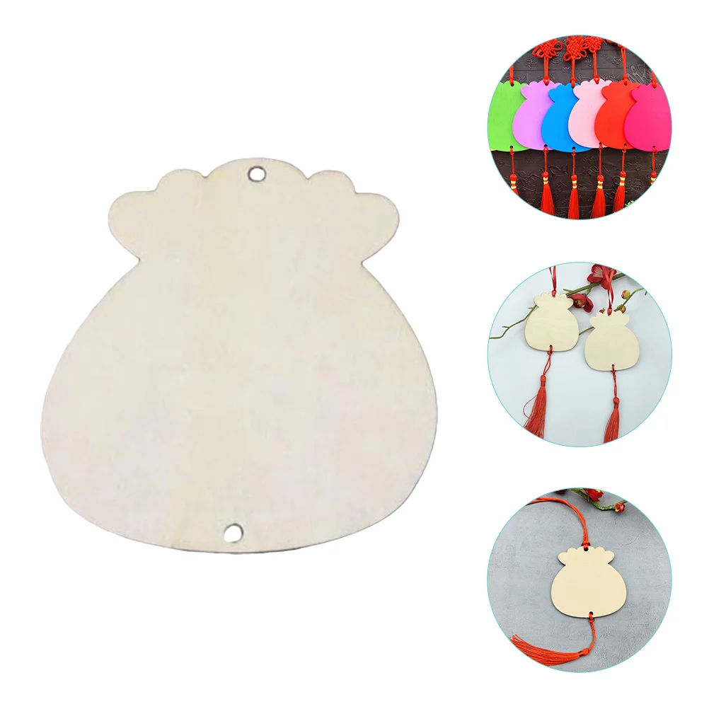 

25Pcs Unfinished Wooden Cutouts Blank Wood Slices Wood Tags Signs Painting