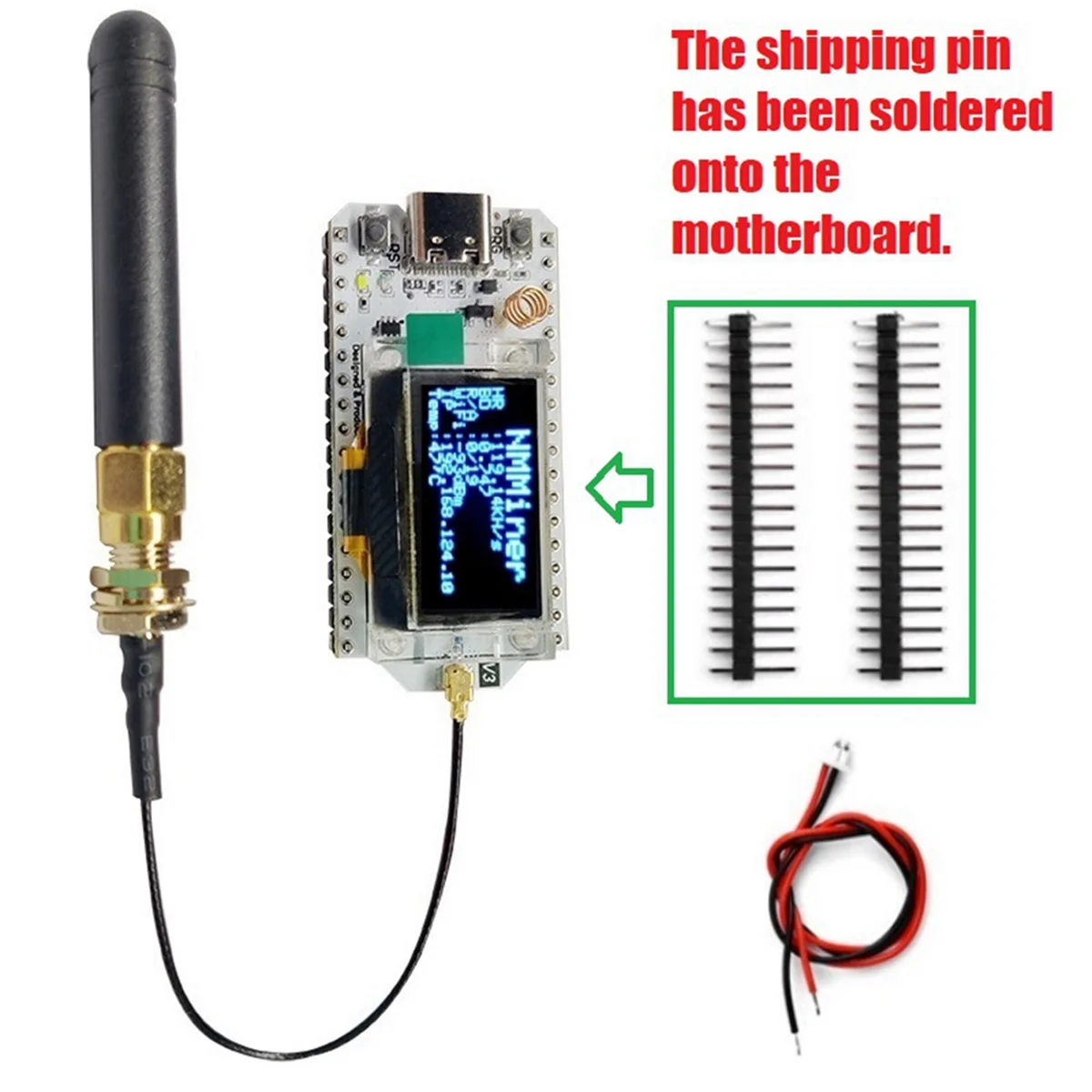 Nerdminer хэш-метр 119 кГц/с 0 96-дюймовый OLED-экран Bitcoin Solo Miner Nerd BTC Lottery ESP32