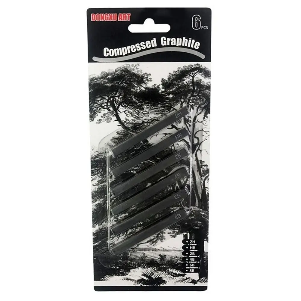 

Artist White Carbon Pen Drawing Pencil Set Student Soft Hard Graffiti Sketch Shadow Bar Tool