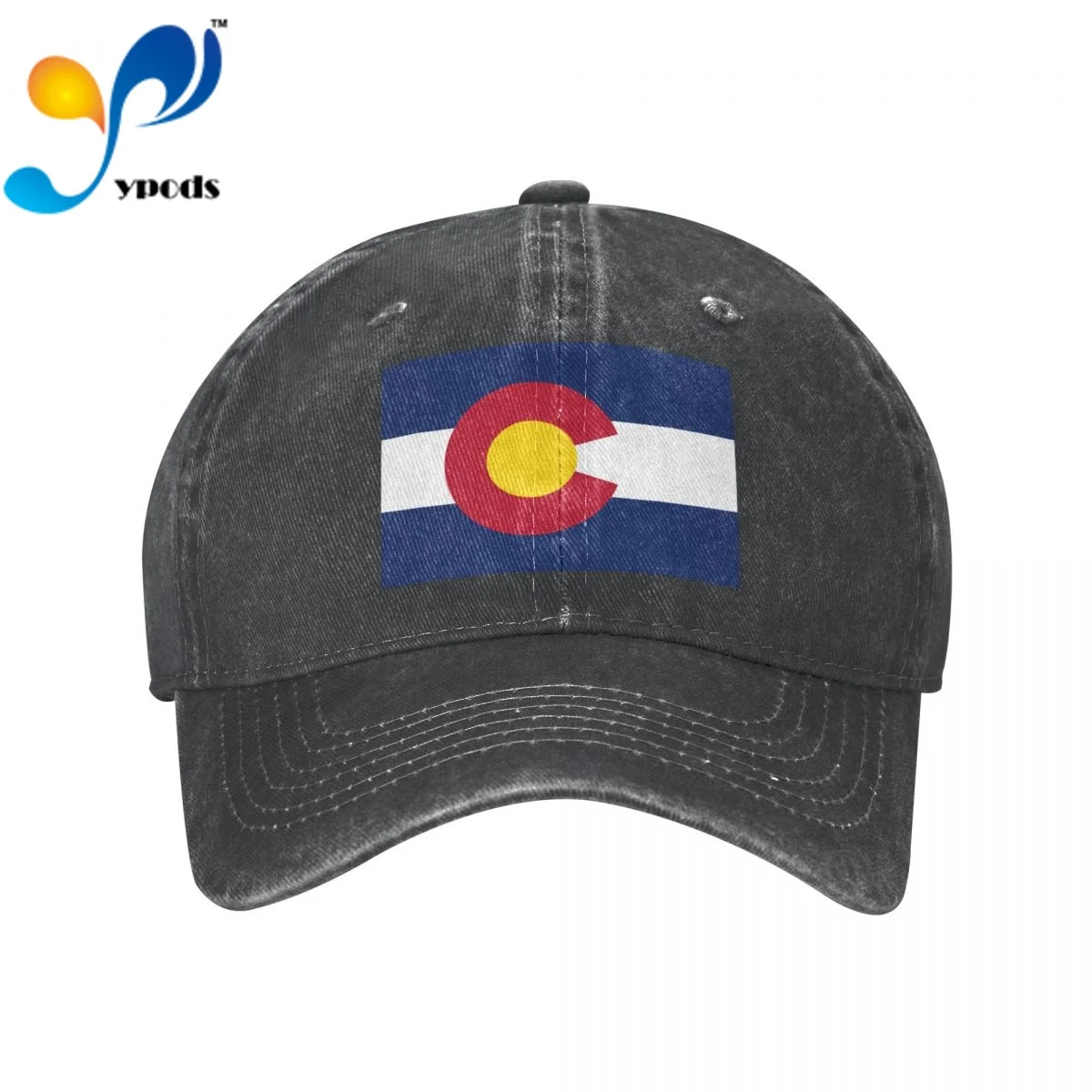 

New Brand Anime Flag Of Colorado Snapback Cap Cotton Baseball Cap Men Women Hip Hop Dad Hat Trucker
