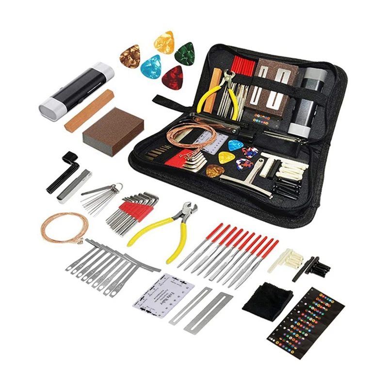 

Guitar Repair Kit Component With 72 Parts-Professional Guitar Repair Kit And Accessories-For Electronic Guitars, Ukulele, Banjo