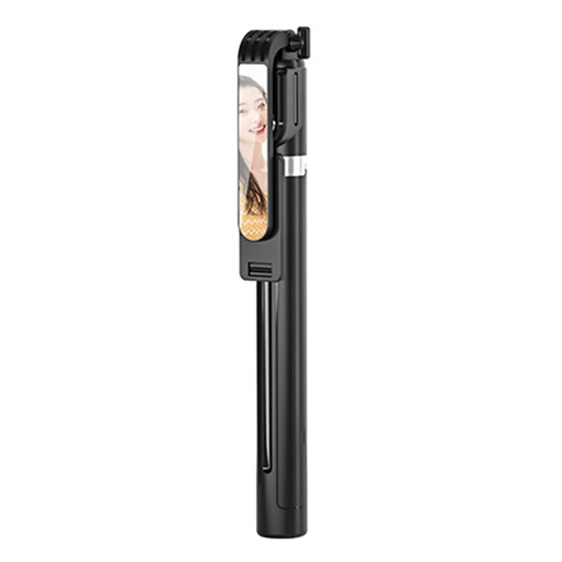 

Selfie Stick Camera Phone Holder Wireless Stainless Steel Telescopic Stick 1.7M Tripod