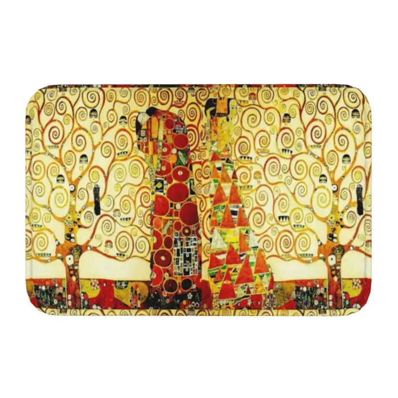 

Коврик «Древо жизни» от Gustav Klimt, Противоскользящий коврик для ванной, кухни, спальни, коврик 40*60 см, подставка для ног для входа в туалет, гост...
