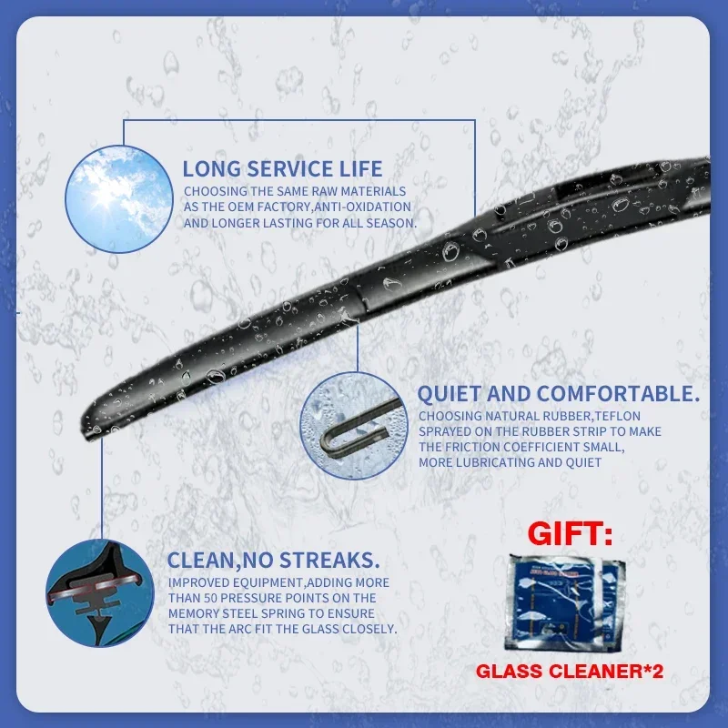 Комплект щеток переднего и заднего дворника 3 2011-2023 MG3 Xross лобовое стекло 22 &quot17&quot