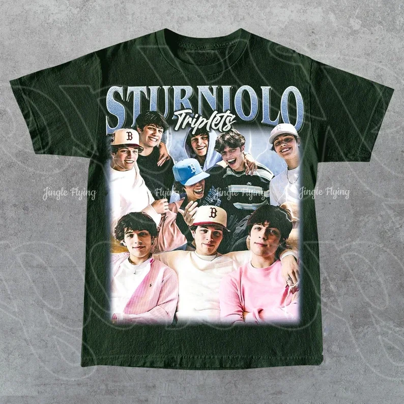Ограниченная серия Sturniolo Triplets винтажная футболка подарок для женщин и мужчин