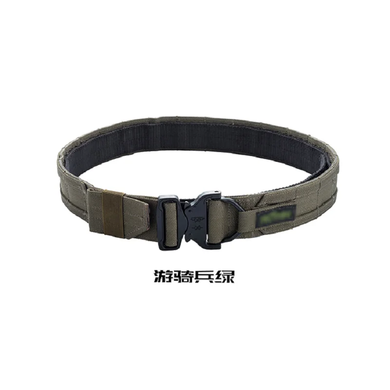 

TICAL Tactical MOLLE CS Outdoor Military Army Fighter Belt RG Hunting Shooter Belt Double Layer Hard