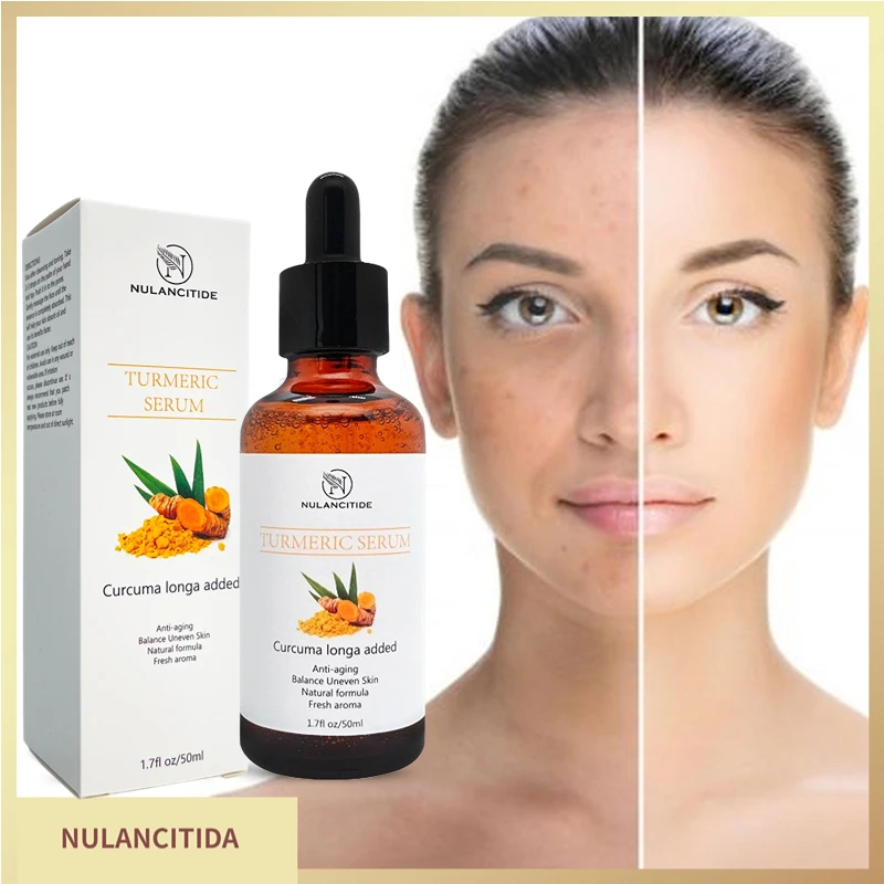 

Turmeric Serum Skin Glow To Lightening Acne Dark Patches, Acne Bright Skin Dark Spot Corrector Face Whitening Serum Skincare