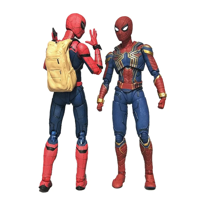 

Disney Spider-Man: Homecoming figure doll toy Spiderman Winter clothes animel figurine model PUppets toy for child brithday gift