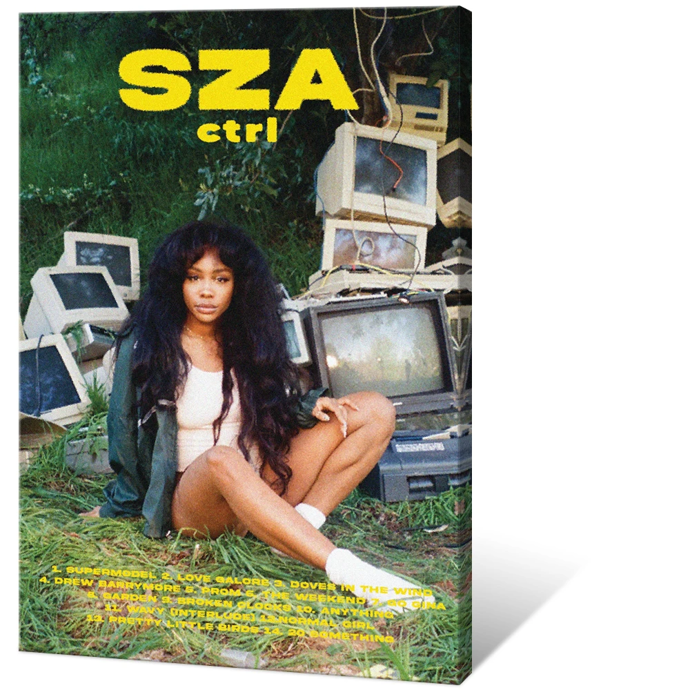 

SZA Poster Decorative Painting Canvas Wall Art Living Room Posters Bedroom Painting Room Decor Aesthetic