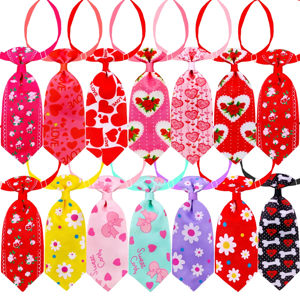

100pcs Dog Tie Spring Dog Supplies Puppy Accessories Small Dog Cat Neckties Ties Fashion Dog Accessories For Small Dogs Luxury