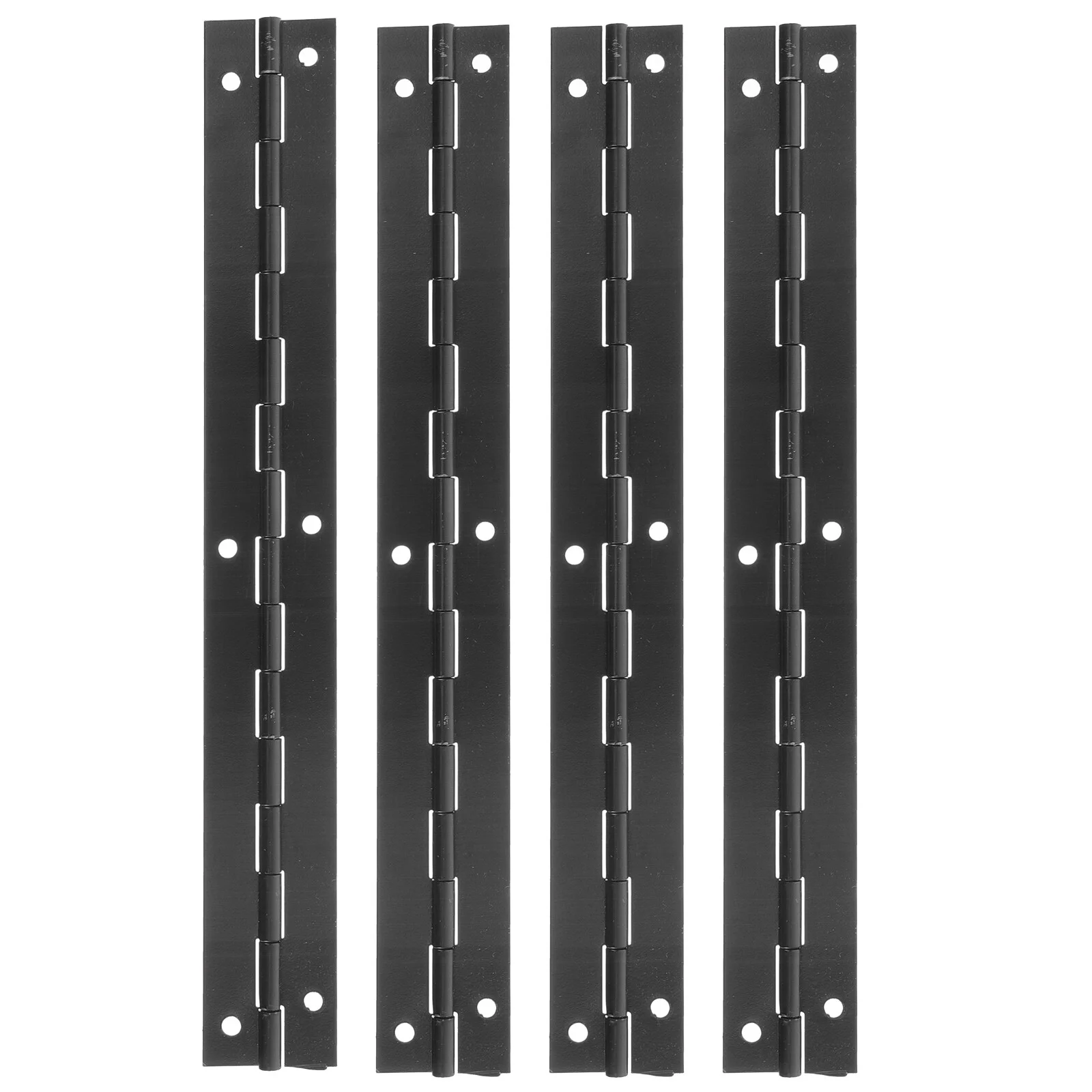 

4 Pcs Wooden Box Heavy Duty Piano Hinge Iron Hinges Case Shape Metal Crafts Long Vintage