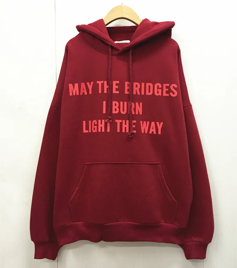 

New 2021 High wine Burn Light vetements Unisex Hoodie Hoody hooded Sweatershirt velvet Cotton Drake Thicken Fleece S-2XL #J96