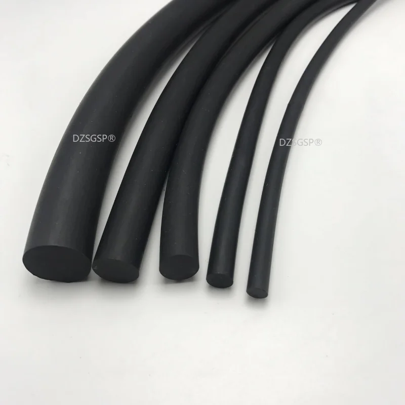 

Solid Foam Rubber Strip Cylindrical Sponge Strip O-type Rubber Ring 5M 10M O-type Sealing Strip Epdm EPDM Round