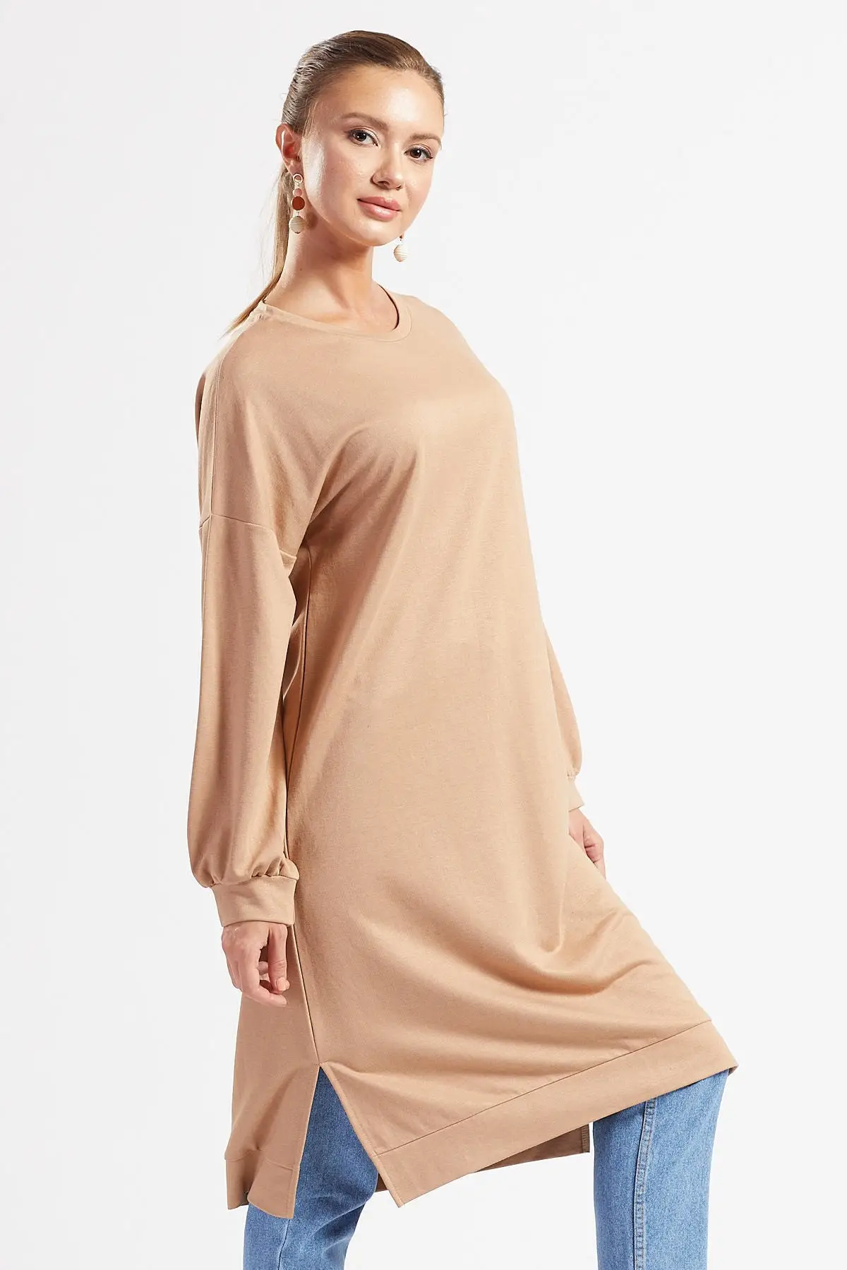 

The 1483 side slit gowns Muslim Tunic 2021 Fashion