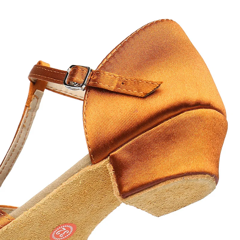 New Arrival Children Latin Dance Shoes Ballroom Tango Salsa Latin Dance Shoes For Ladies Women Professiona Low Heel Shoes 3/4CM