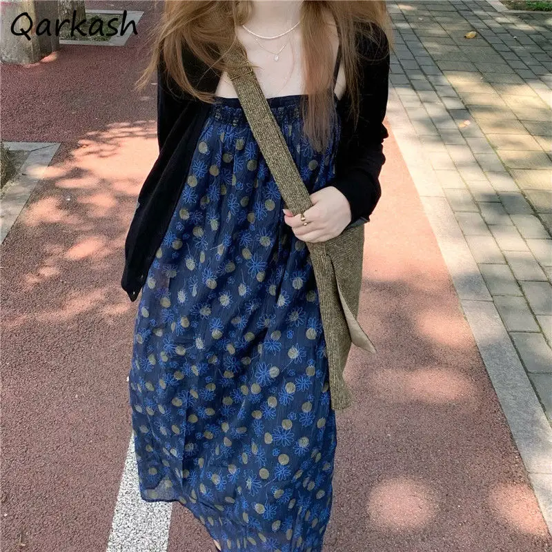 

Sets Women Print Sleeveless Loose Summer Sun Protection Two Pieces Sweet Daily Popular Fashion Korean Style Cozy Lovely Retro