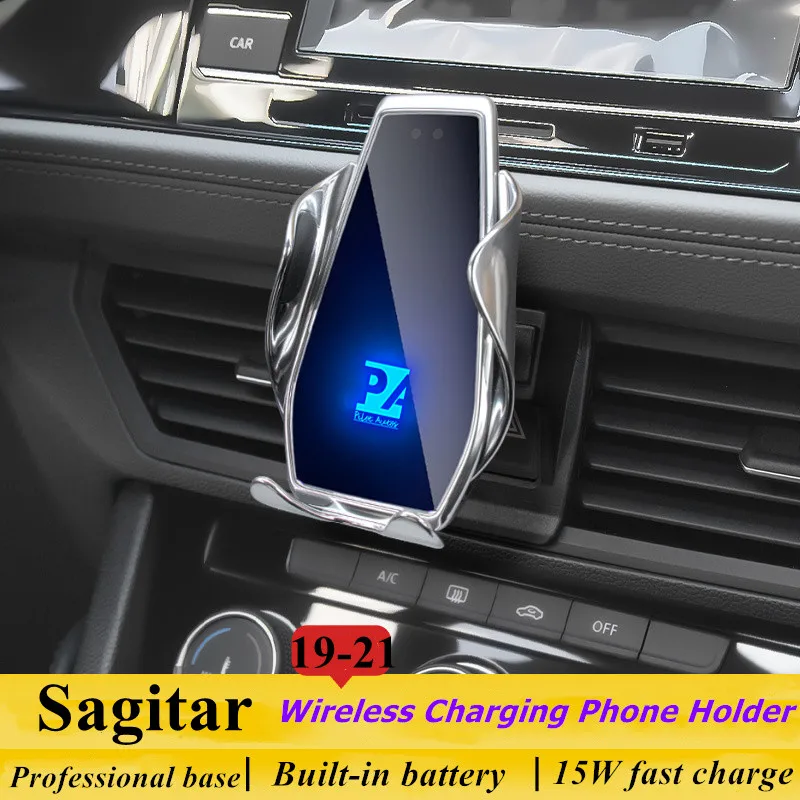 

For 2019-2021 VW Sagitar Phone Holder Wireless Charger Volkswagen Car Mobile Phone Mount Navigation Bracket GPS Support
