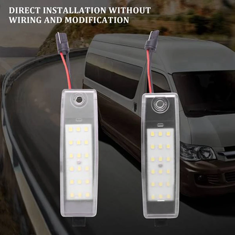 Белый светодиодный номерной знак для Toyota Hiace Hi-Ace H200 2004-2012 Аксессуары автомобилей