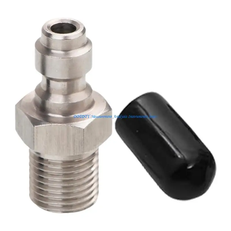 Фото Соединитель штуцера стали М10кс1/1/8NPT/1/8BSPP стали 367D продетый нитку для на открытом воздухе устройства №2
