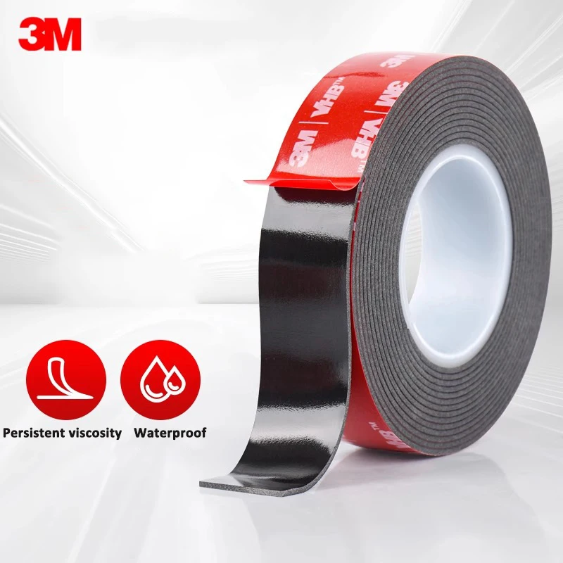 

3М двухсторонняя клейкая лента Vhb 3 м черная