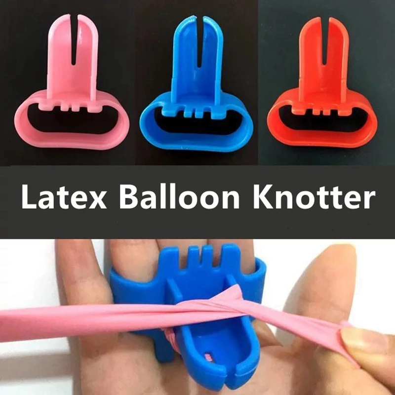 

Latex Balloons Knotting Tools Plastic Balloon Clip Baloon Fastener Easily Knot Wedding Decor Birthday Party Ballons Accessories
