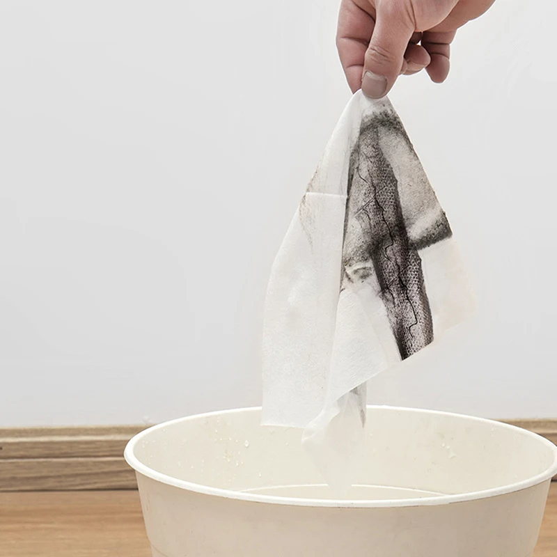 100 шт. одноразовая электростатическая бумага для удаления пыли салфетка чистки