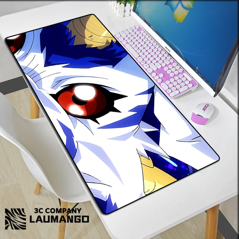 

Игровой коврик Digimon для мышек с аниме, коврик для мыши, геймерская мышь, стол для шкафа, большие аксессуары, коврики Xxl, коврик для компьютерно...
